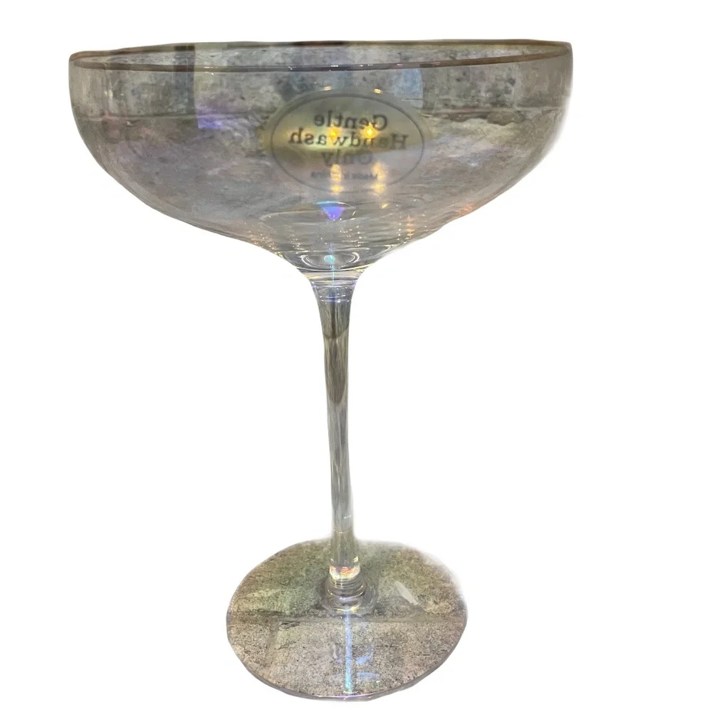 ❤️.IRIDESCENT MARTINI GLASS NEW